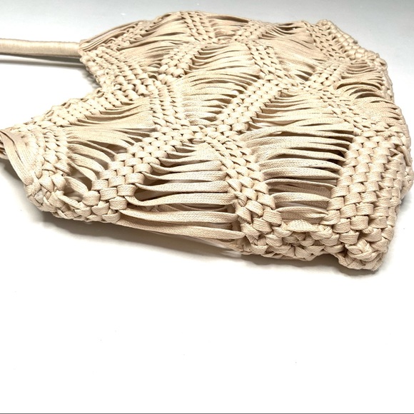LONDON KAYE Woven Macrame Shoulder Tote Bag - Picture 15 of 16